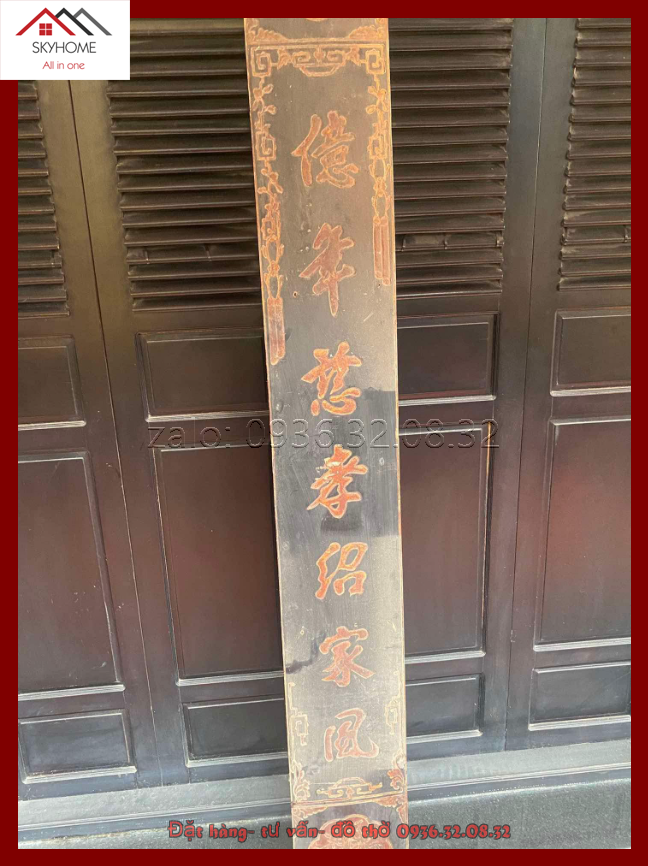 Câu đối thờ chữ Bách thế bản chi - Ức niên từ hiếu